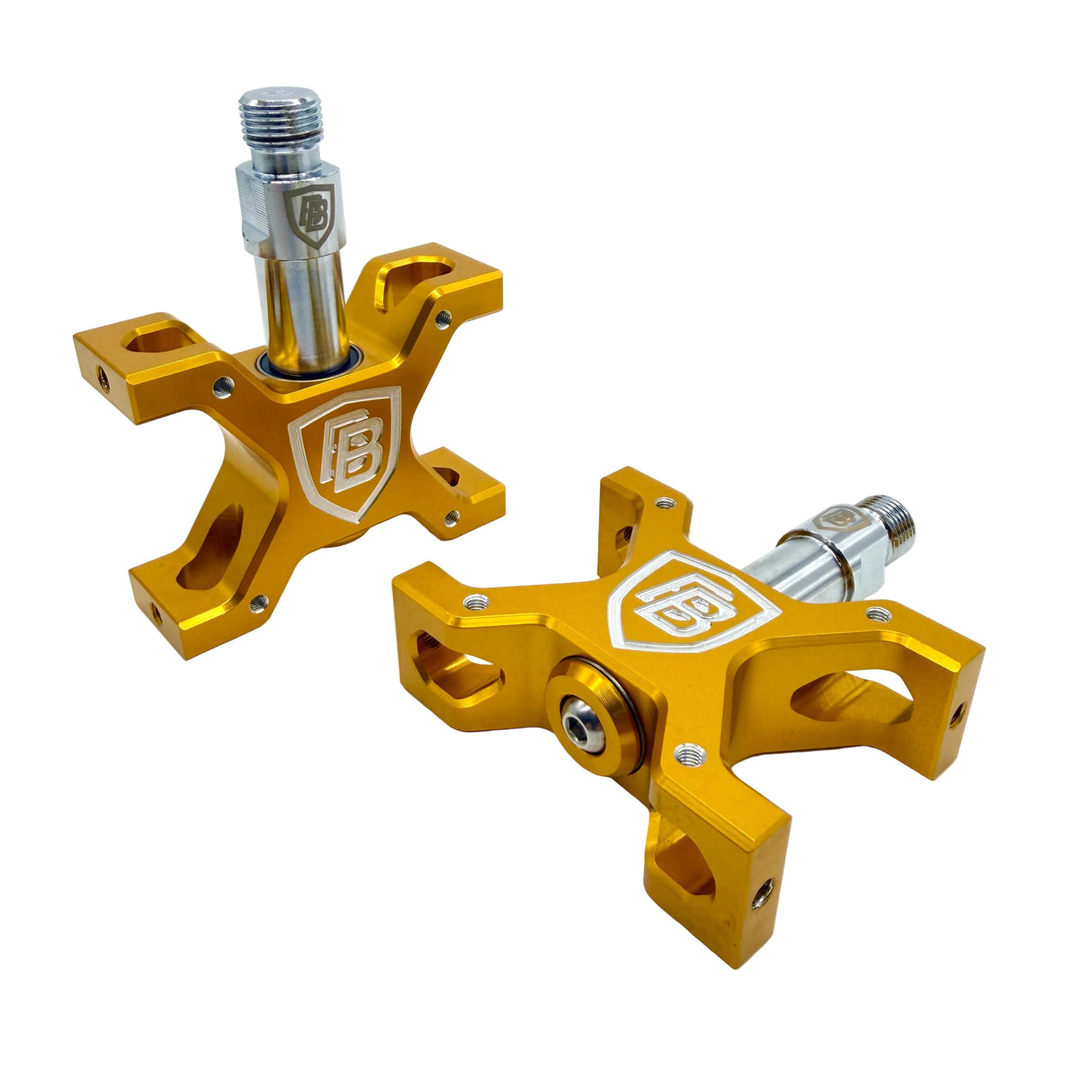 BILLET BMX PRO SERIES SQUARE PEDAL CENTER SET GEN 2