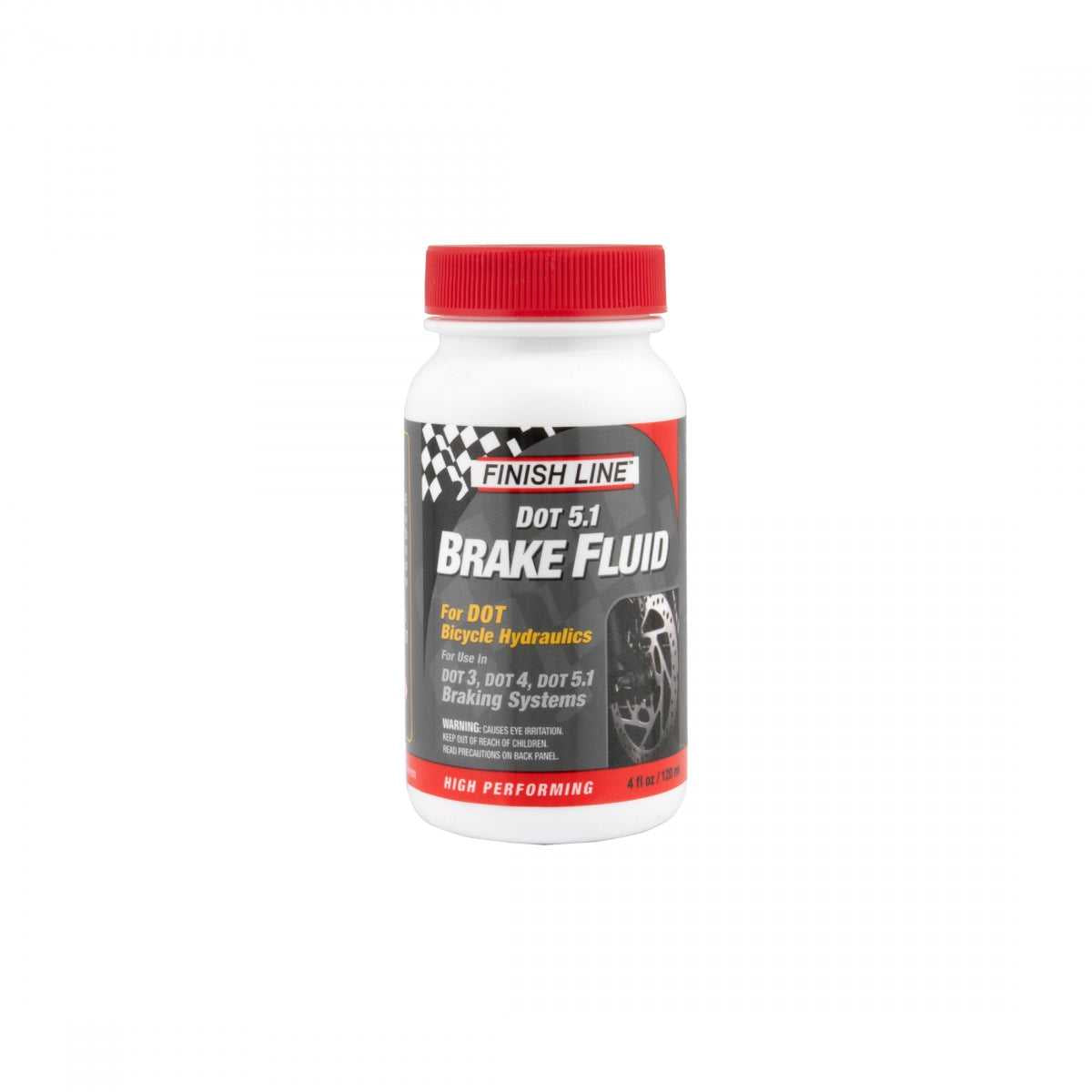 FINISH LINE DISC BRAKE FLUID DOT 5.1 LUBRICANTS & CLEANERS 13504