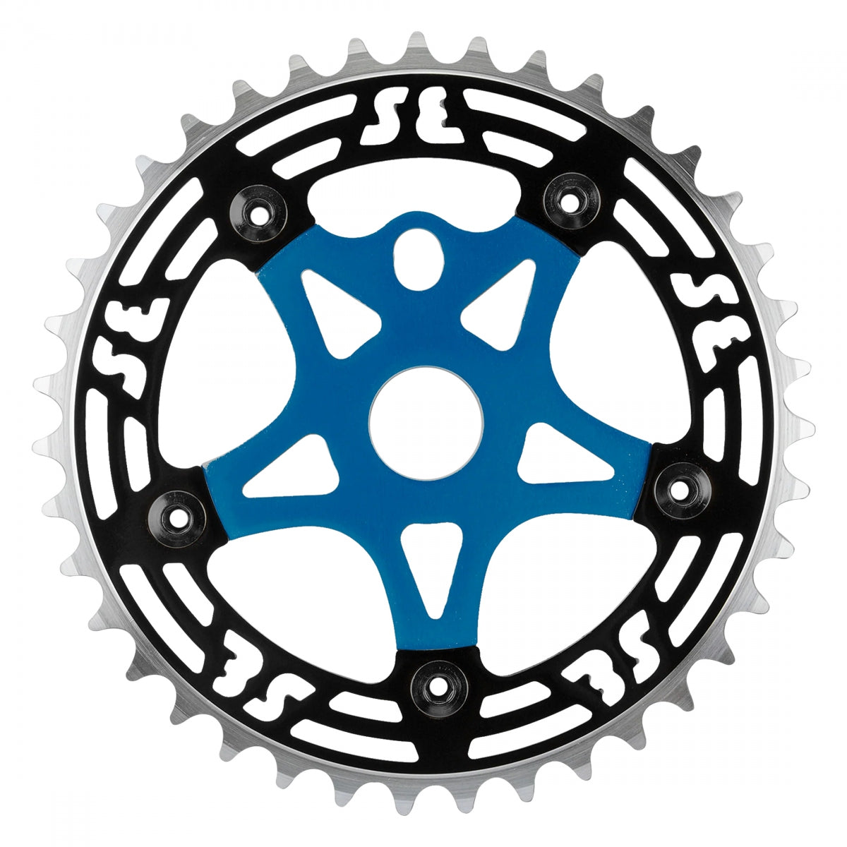 SE BIKES ONE PIECE ALLOY CHAINRING & SPIDER
