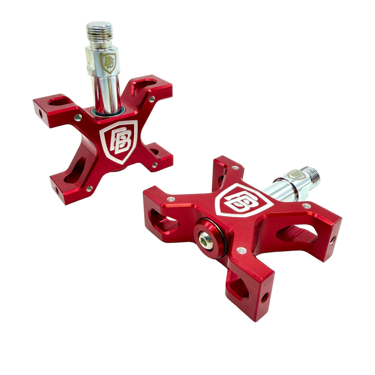 BILLET BMX PRO SERIES SQUARE PEDAL CENTER SET GEN 2