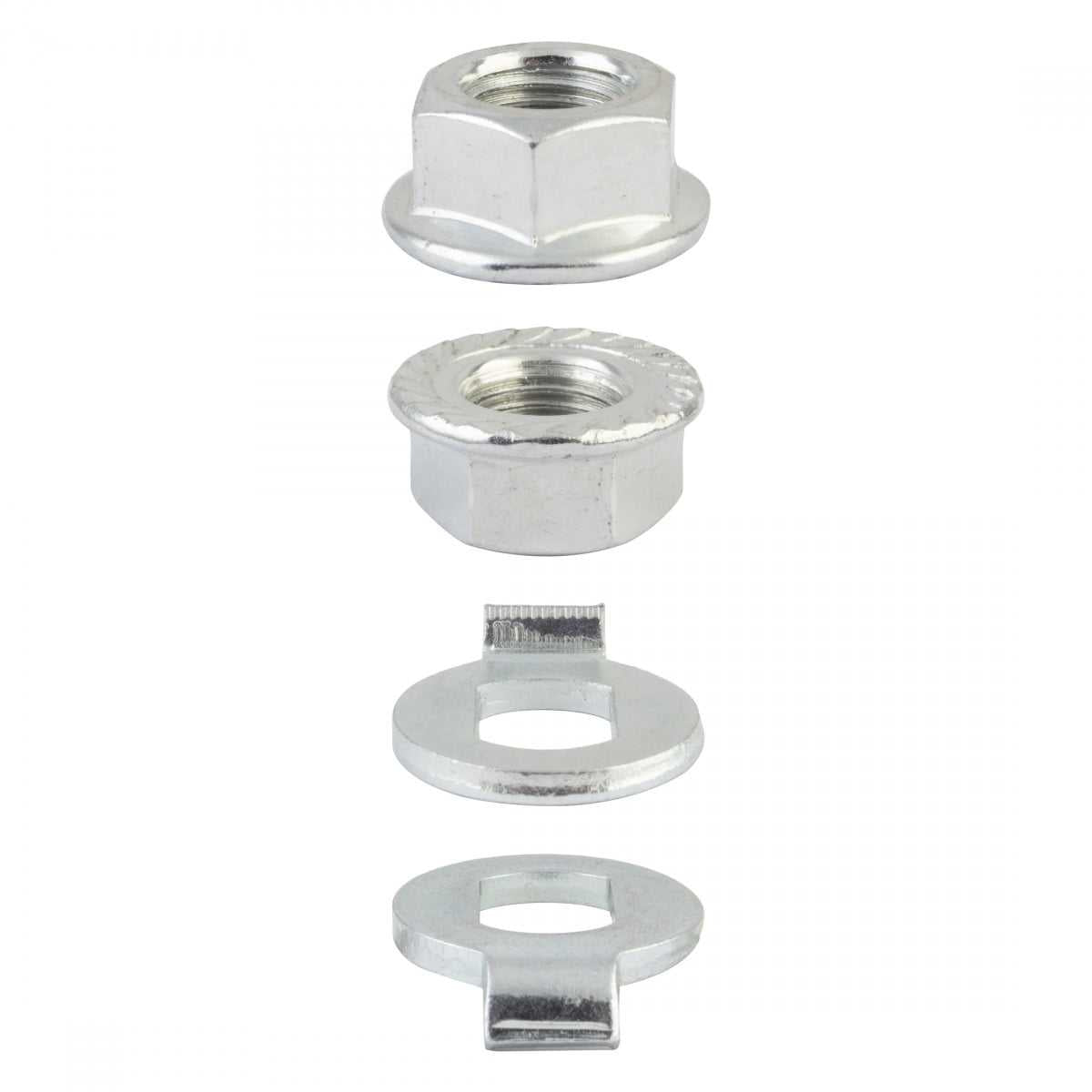 SUNLITE eBIKE AXLE NUT AND NON TURN WASHER - 14X1.5mm AXLE NUTS 372259
