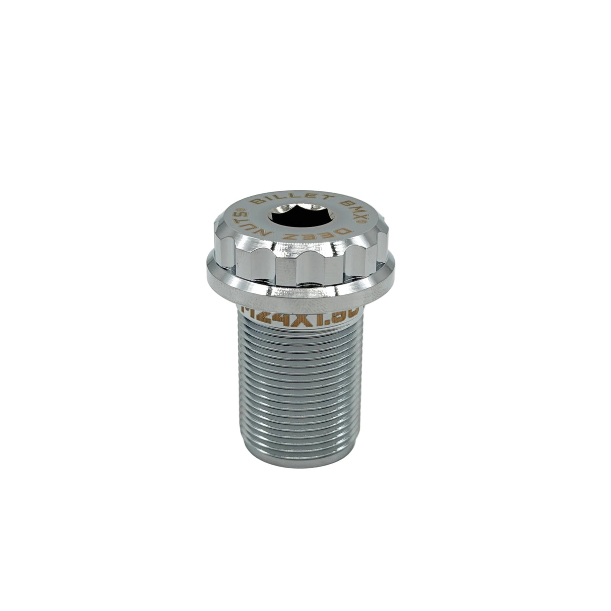 BILLET BMX DEEZ NUTS 12 POINT M24X1.50 COMPRESSION STEM CAP