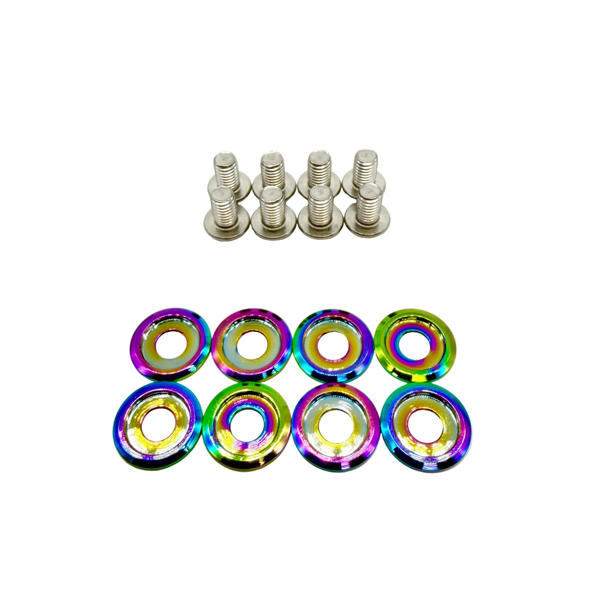 BILLET BMX PRO SERIES PEDAL CAGE WASHERS (8-PACK)