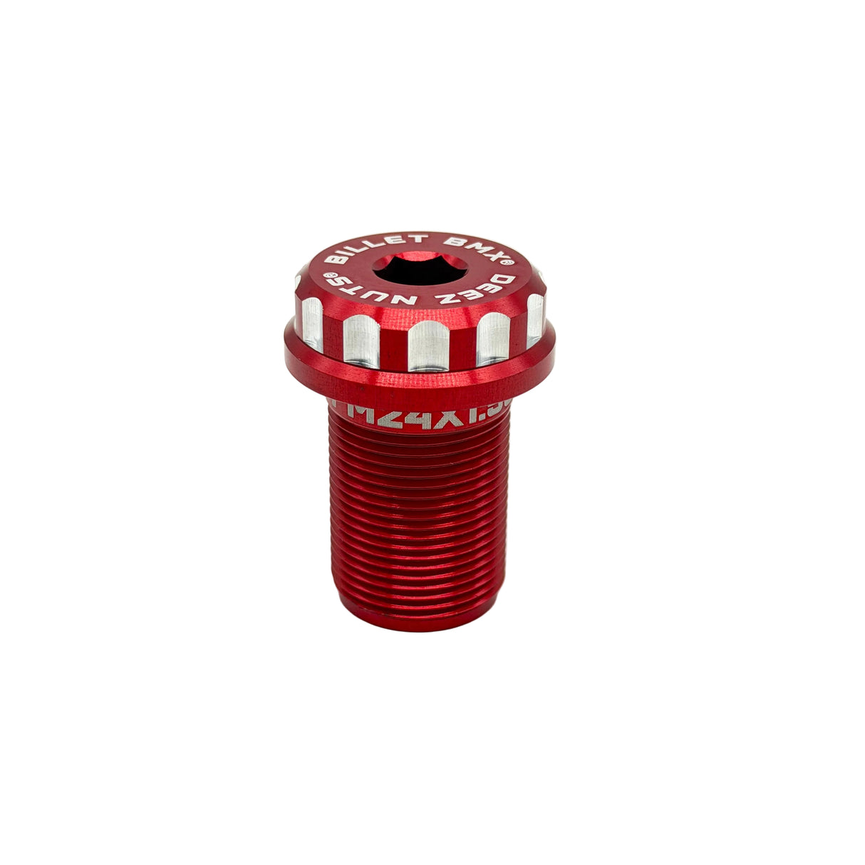 BILLET BMX DEEZ NUTS 12 POINT M24X1.50 COMPRESSION STEM CAP