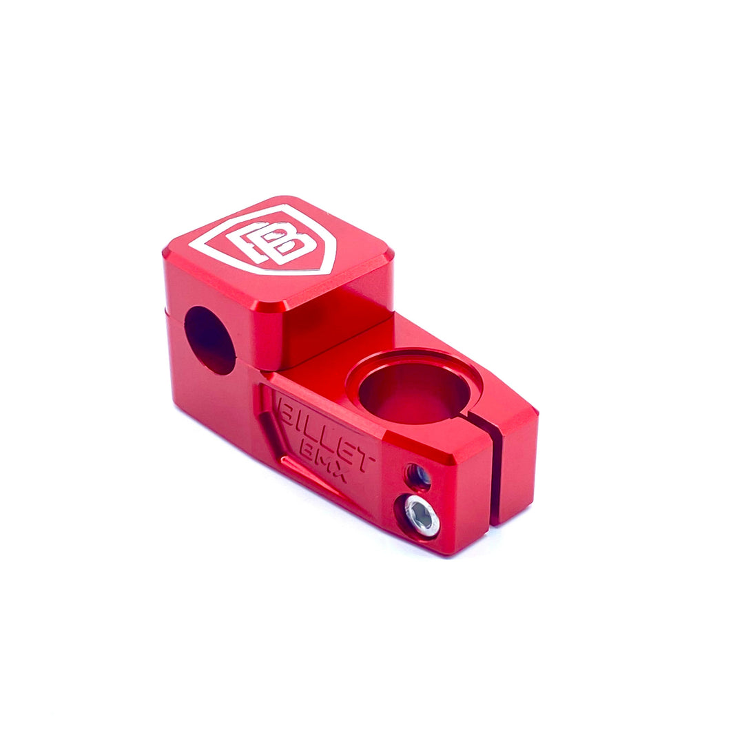 BILLET BMX SHIELD TOP LOAD STEM 53MM CLASSIC SERIES STEMS BIL-STEM-53-SHIELD-RED