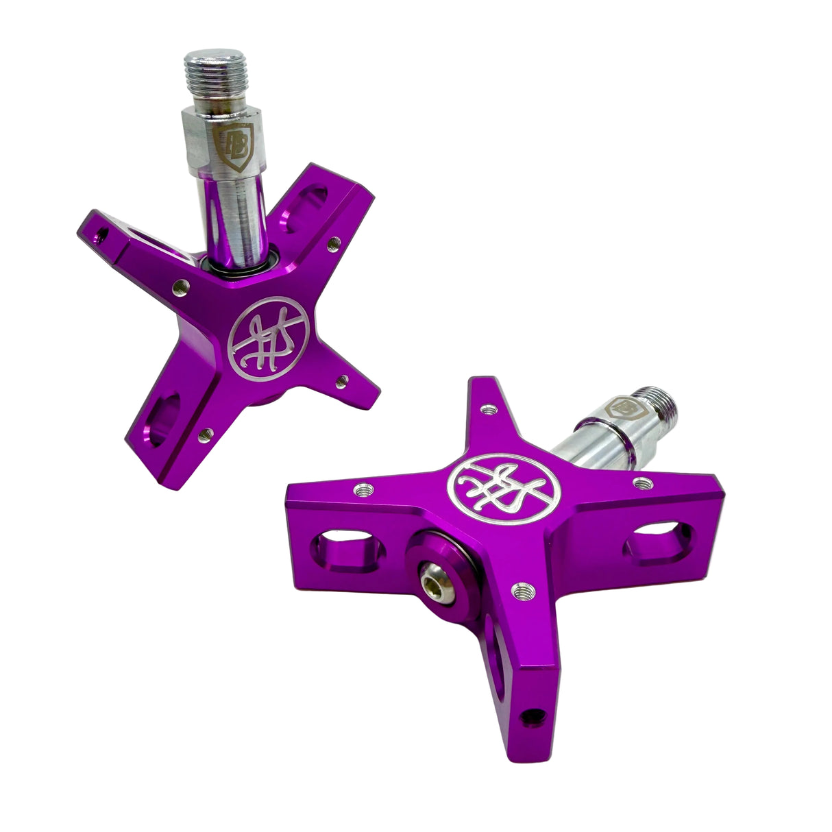GARY TURNER GT X BILLET BMX ROUND PEDAL CENTER SET GEN 2