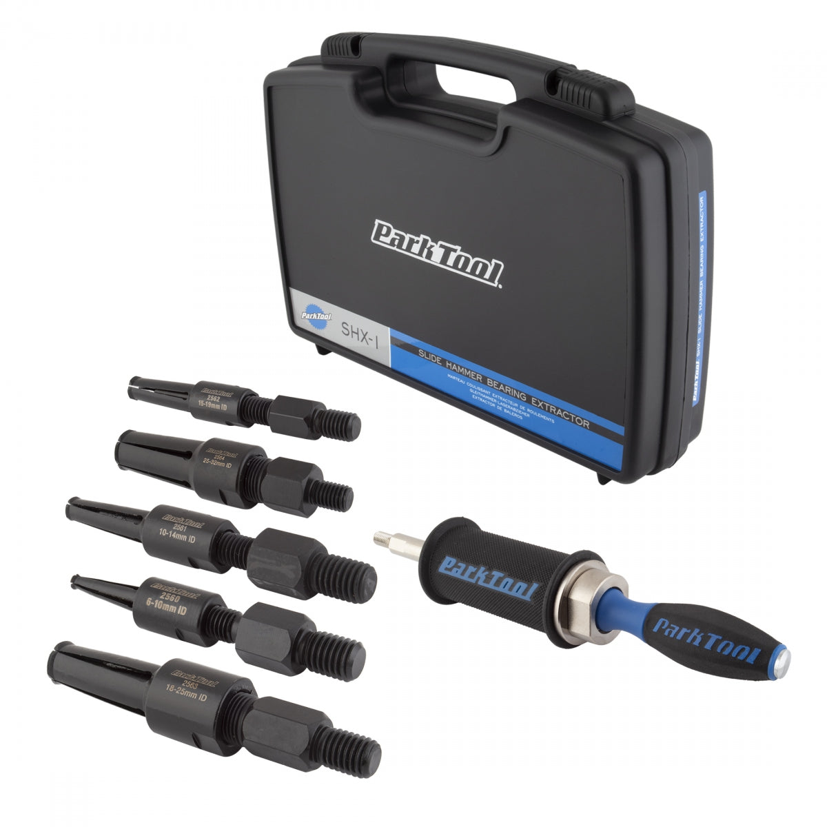 PARK TOOL SHX-1 Bearing Slide Hammer Set
