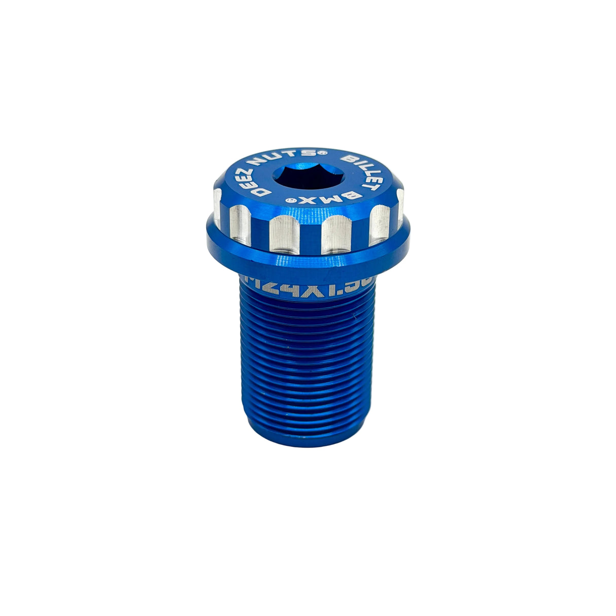 BILLET BMX DEEZ NUTS 12 POINT M24X1.50 COMPRESSION STEM CAP