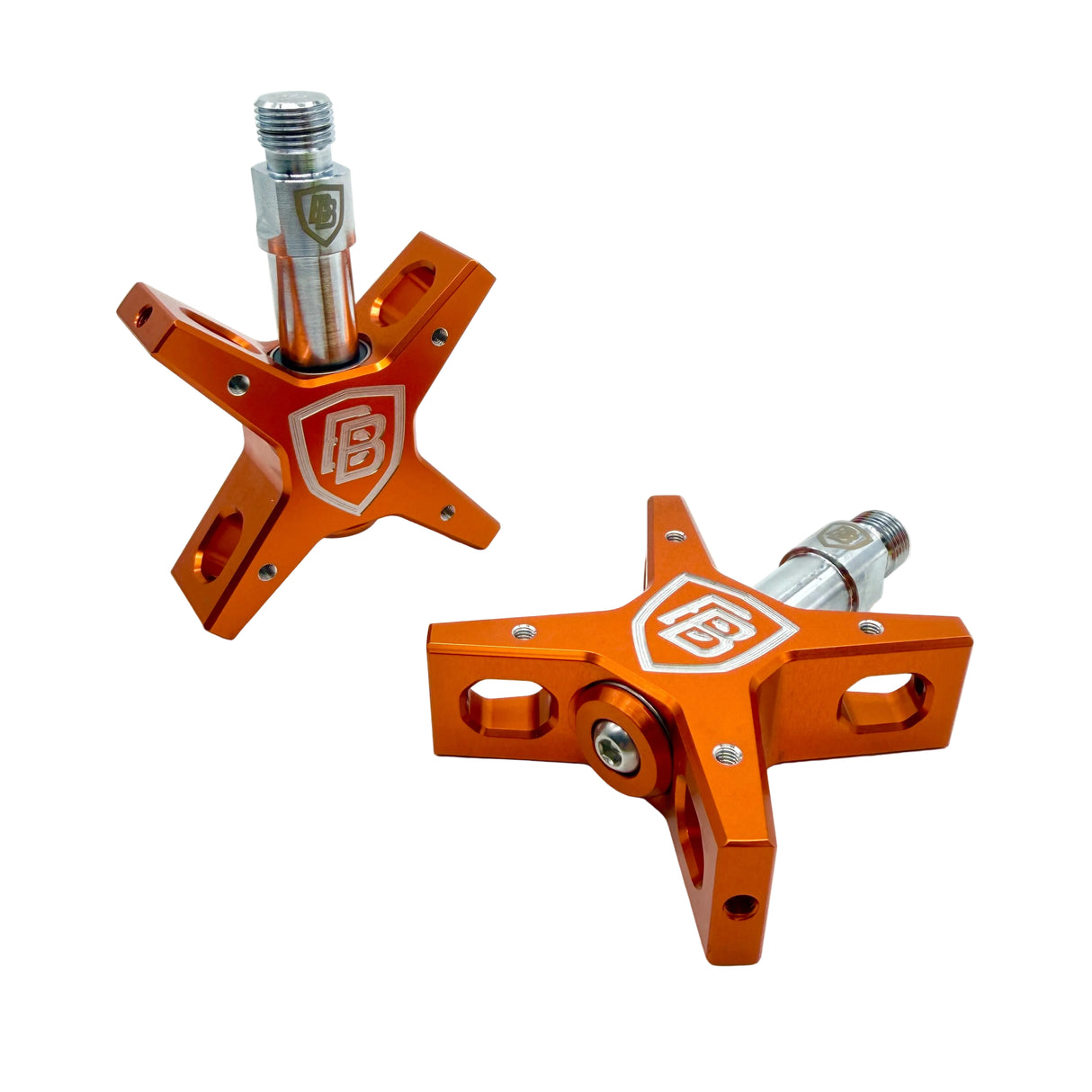 BILLET BMX PRO SERIES ROUND PEDAL CENTER SET GEN 2