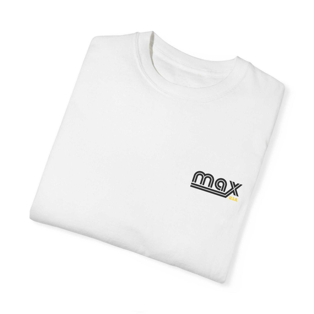 MAX Racing Factory T-Shirt | Black and Yellow Print T-Shirt 26906909169244412844