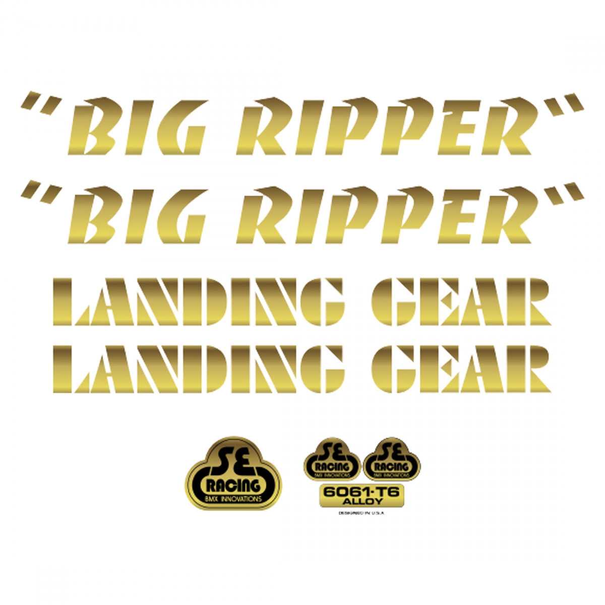 SE BIKES BIG RIPPER DECAL SET DECALS 912924