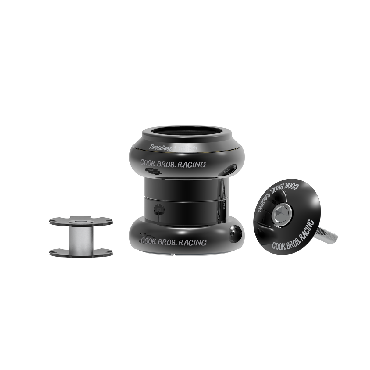Cook Bros Racing Threadless ABEC5 Headset Steering CB-HS22A5118-BL