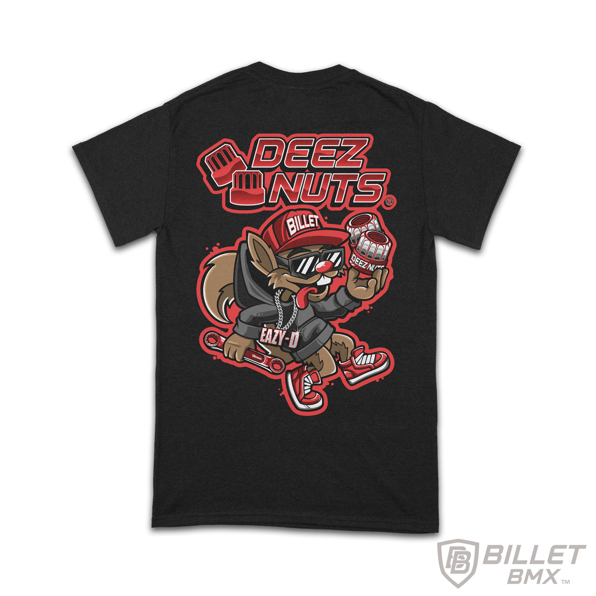 BILLET BMX Deez Nuts Eazy-D T-SHIRT BLACK