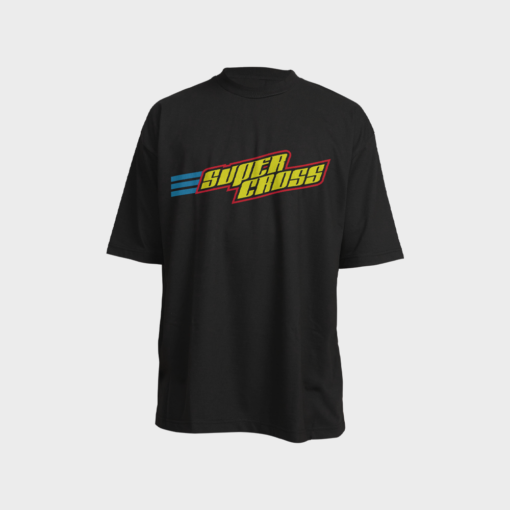 Supercross BMX | Stacked Supercross Logo Shirt Apparel SX-SSY-XSA