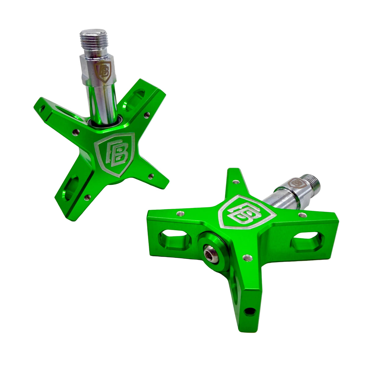 BILLET BMX PRO SERIES ROUND PEDAL CENTER SET GEN 2