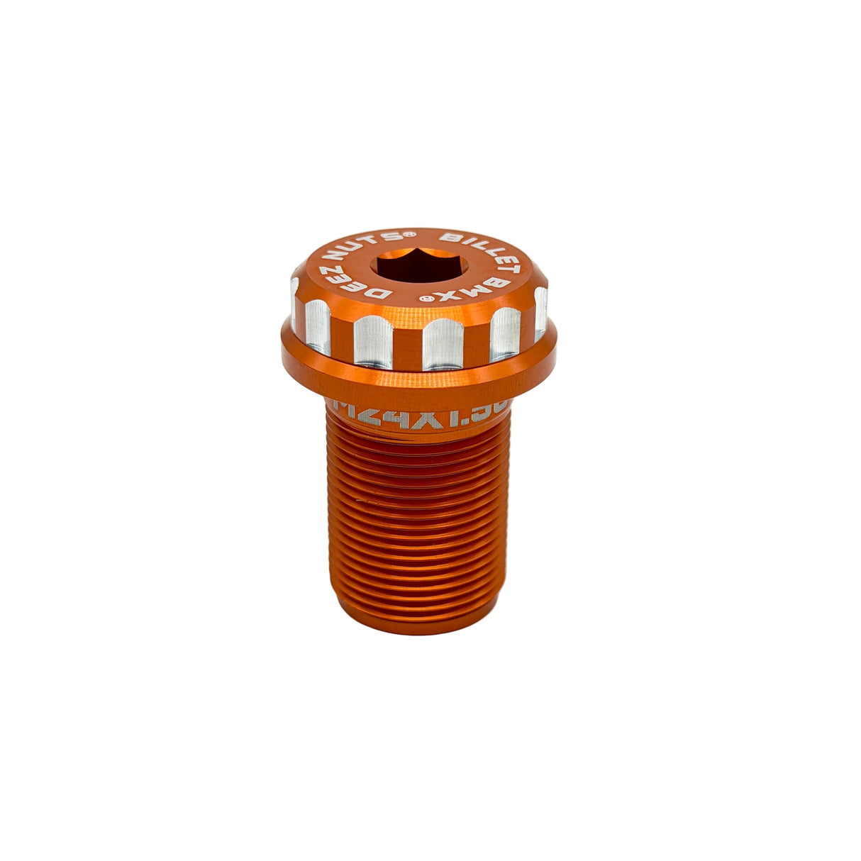 BILLET BMX DEEZ NUTS 12 POINT M24X1.50 COMPRESSION STEM CAP