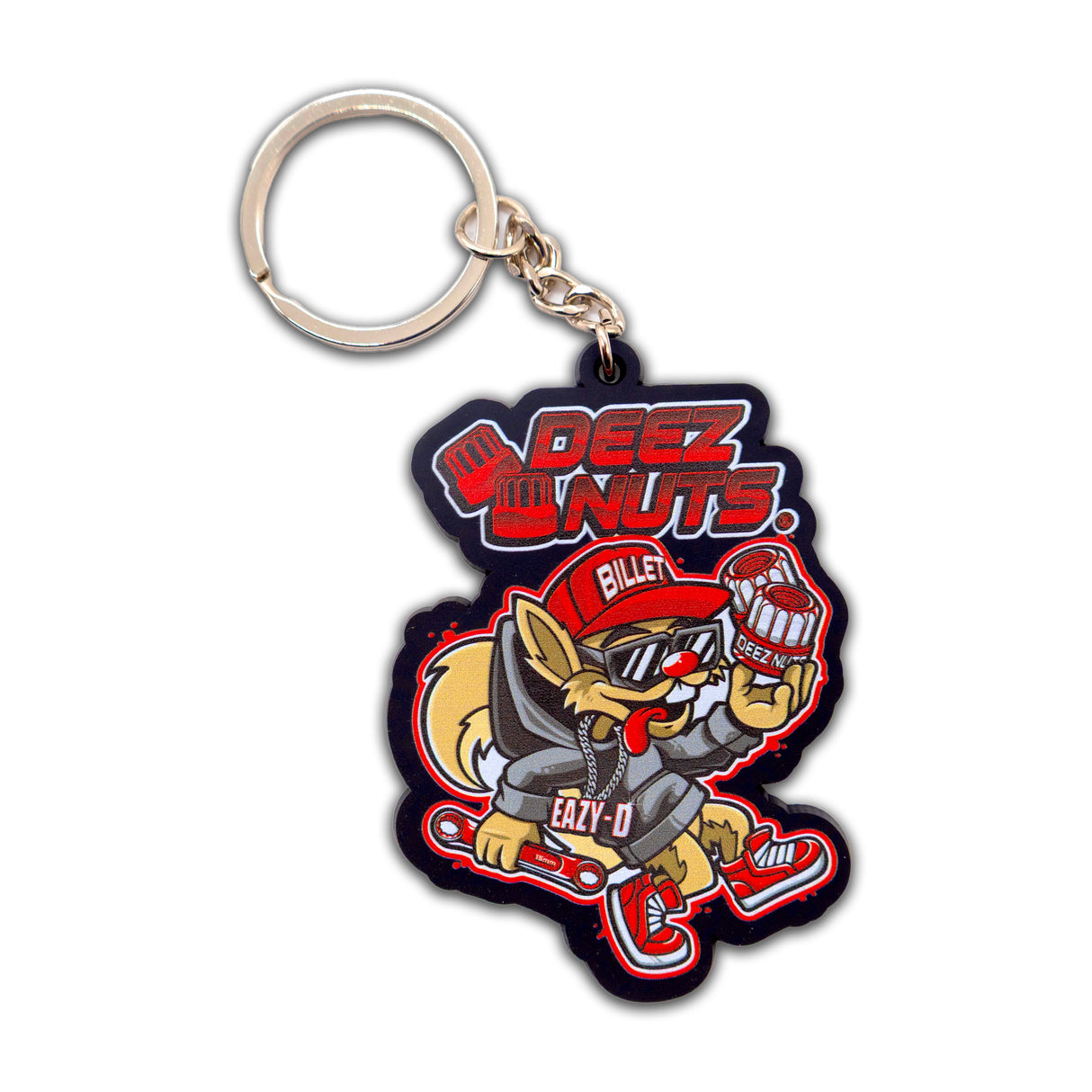 BILLET BMX® DEEZ NUTS® EAZY-D KEYCHAIN