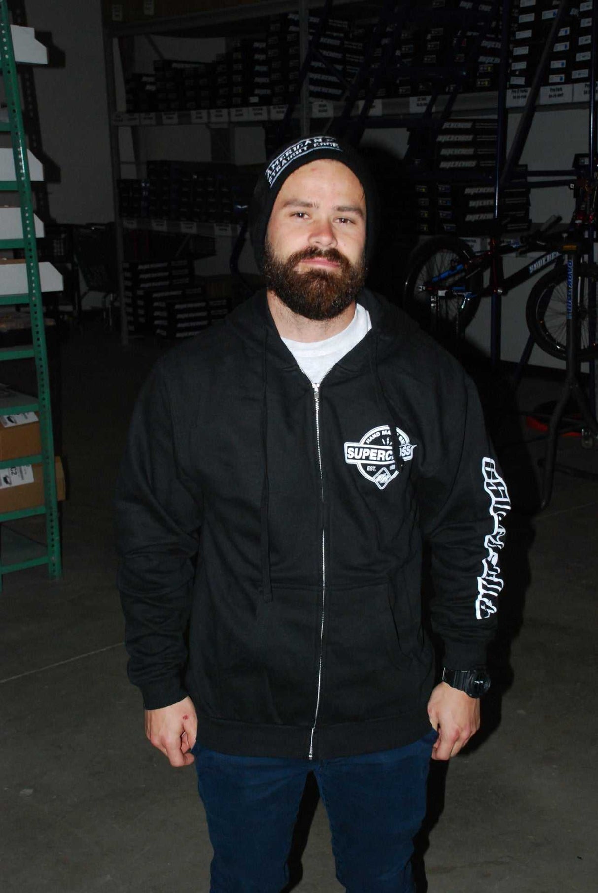 Supercross BMX | Hand Made BMX - Zip Up Hoodie Apparel SX-HDH-XSK