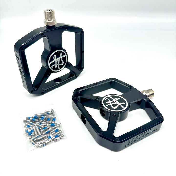 GARY TURNER X BILLET BMX PLATFORM PEDAL SET 9/16 PEDALS BIL-PED-PLAT-GARYTURNER-RED