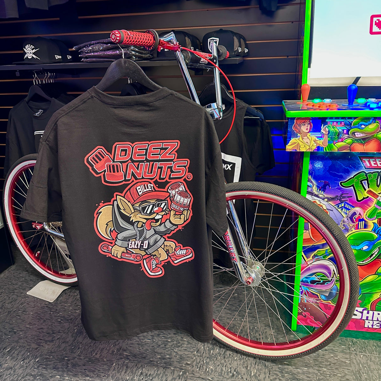 BILLET BMX Deez Nuts Eazy-D T-SHIRT BLACK