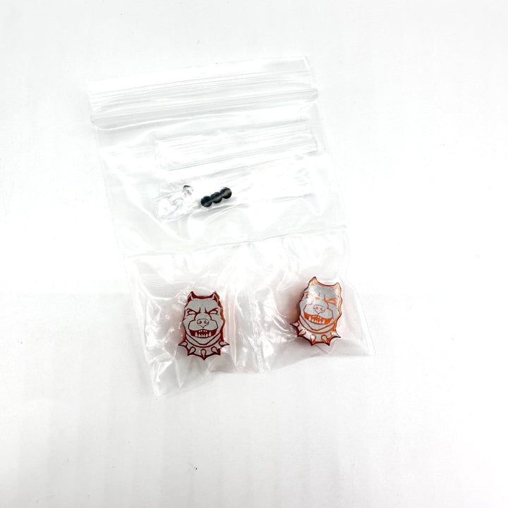BILLET BMX PITBULL SHIELD UPGRADE FOR CHAIN TENSIONERS (2 Pack) CHAIN TENSIONERS BIL-SHIELD-WEED-GRN