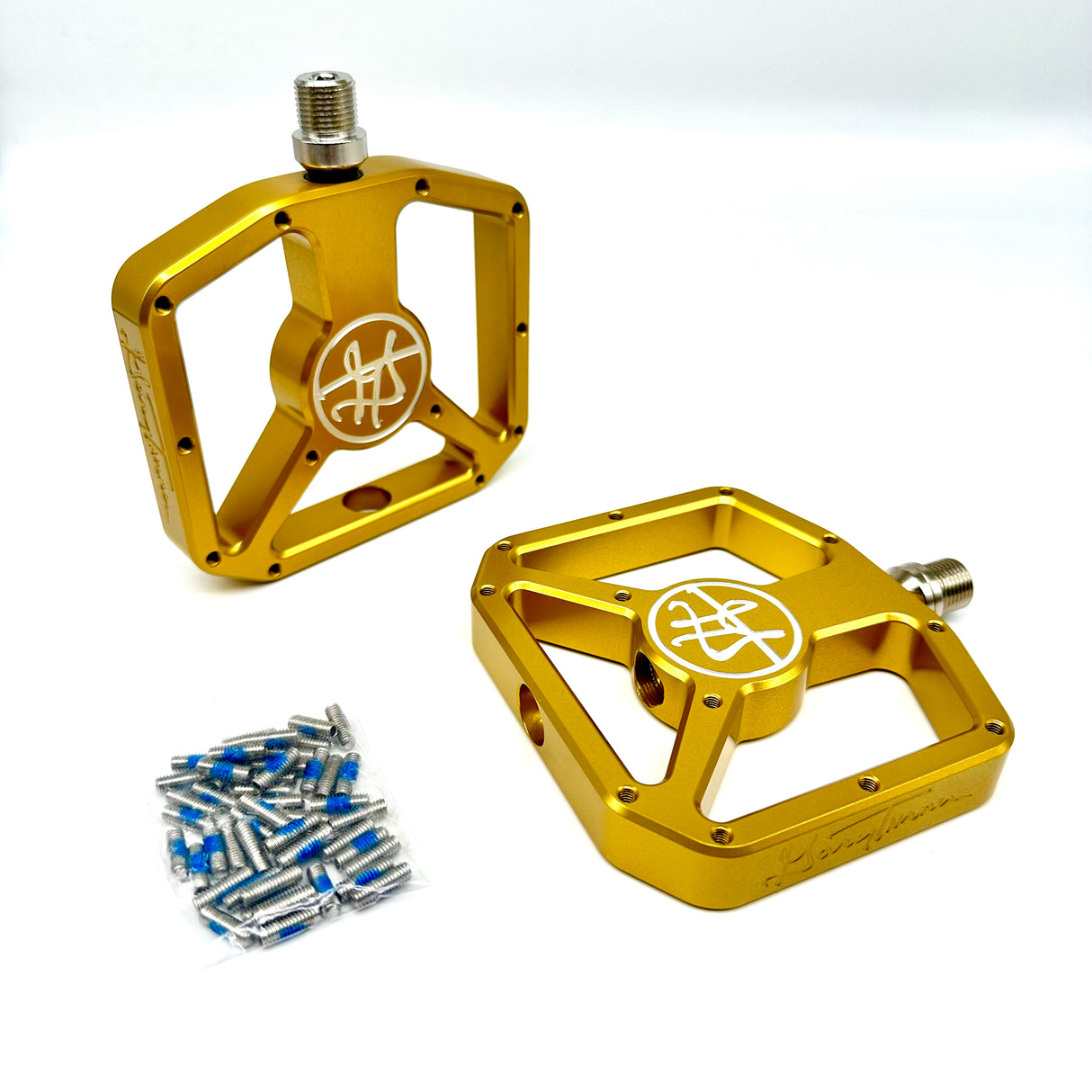 GARY TURNER X BILLET BMX PLATFORM PEDAL SET 9/16 PEDALS BIL-PED-PLAT-GARYTURNER-RED