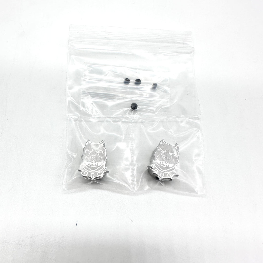 BILLET BMX PITBULL SHIELD UPGRADE FOR CHAIN TENSIONERS (2 Pack) CHAIN TENSIONERS BIL-SHIELD-WEED-GRN
