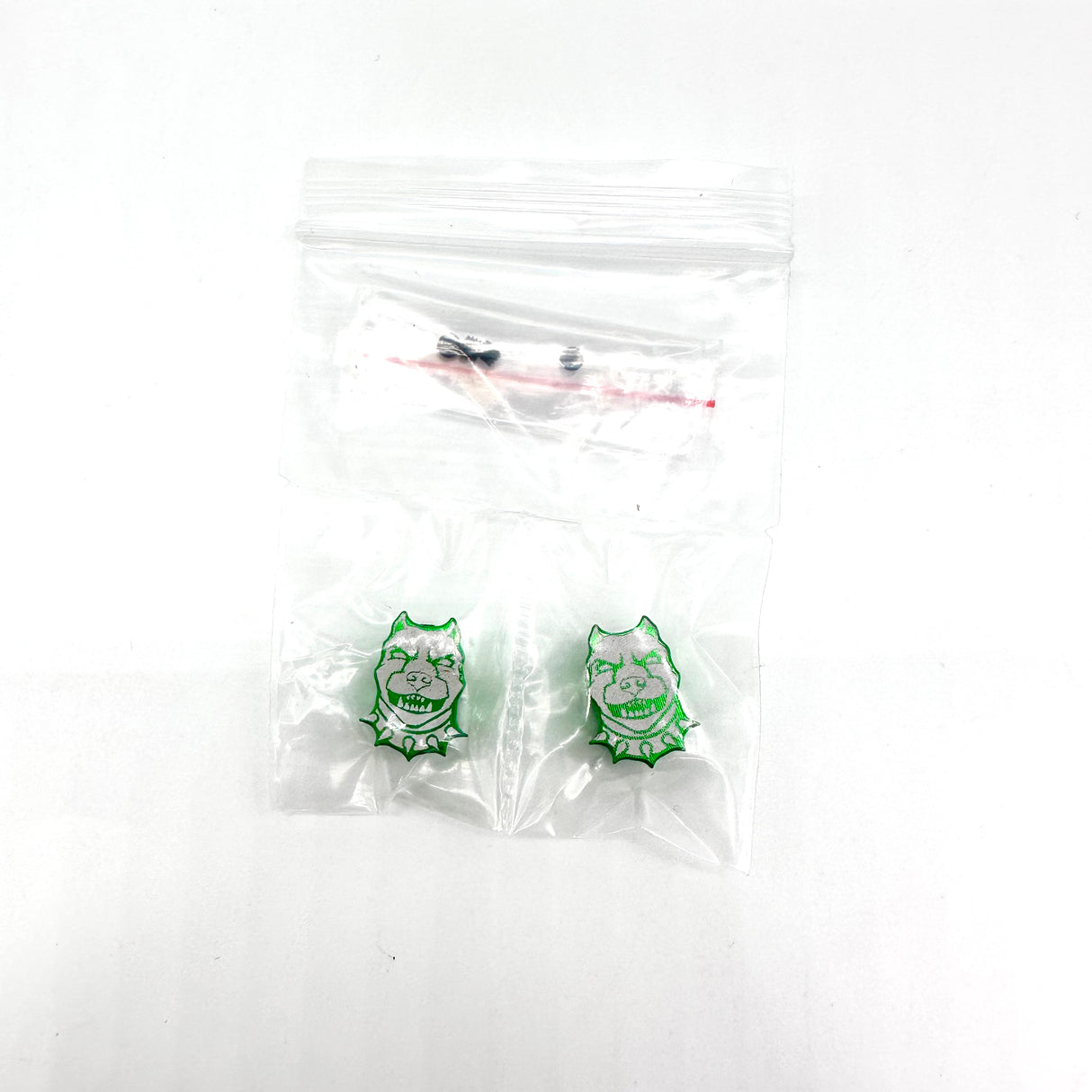 BILLET BMX PITBULL SHIELD UPGRADE FOR CHAIN TENSIONERS (2 Pack) CHAIN TENSIONERS BIL-SHIELD-WEED-GRN