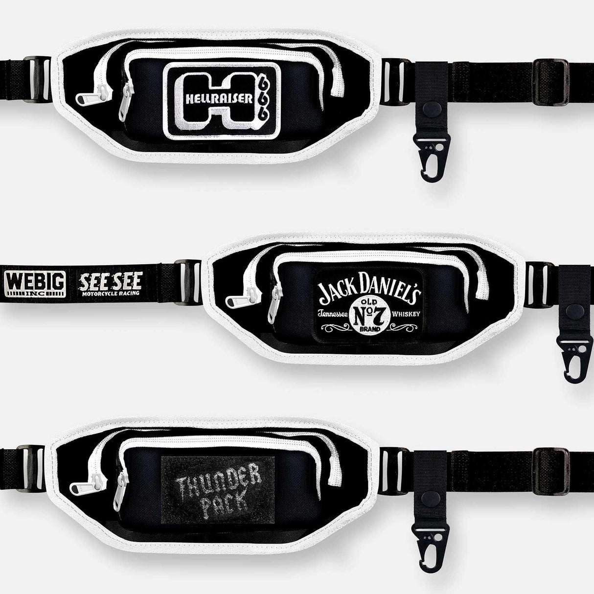 HELLRAISER BLACK THUNDERPACK Fanny Packs WHE11974S