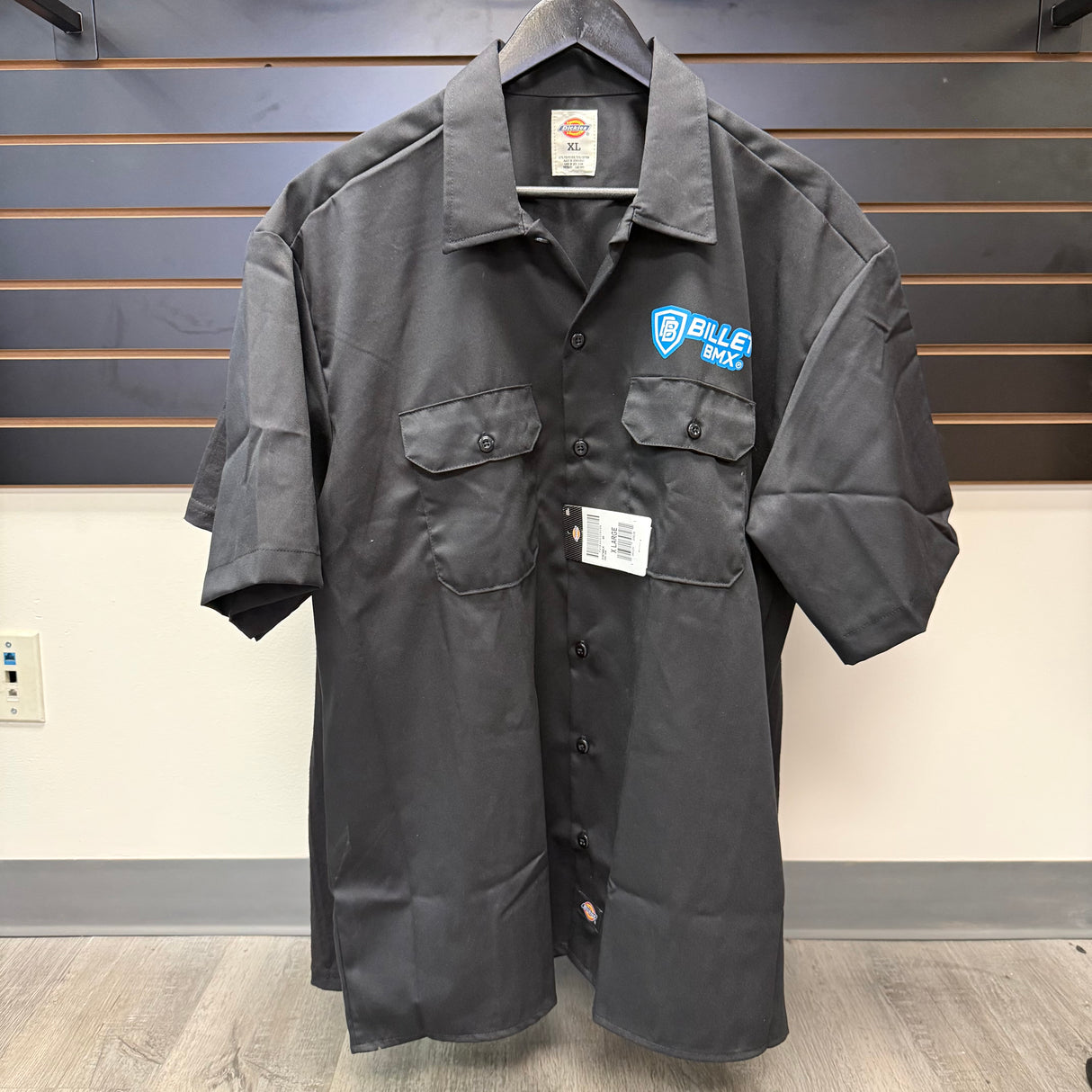 BILLET BMX LOGO DICKIES WORKSHIRT 2026 BLACK
