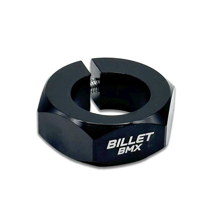 BILLET BMX RETRO NUTS 6 POINT SEAT POST CLAMP 28.6mm (25.4mm w/ Shim) SEAT POST CLAMP BIL-SCLAMP-RETRONUTS-286/254-RED