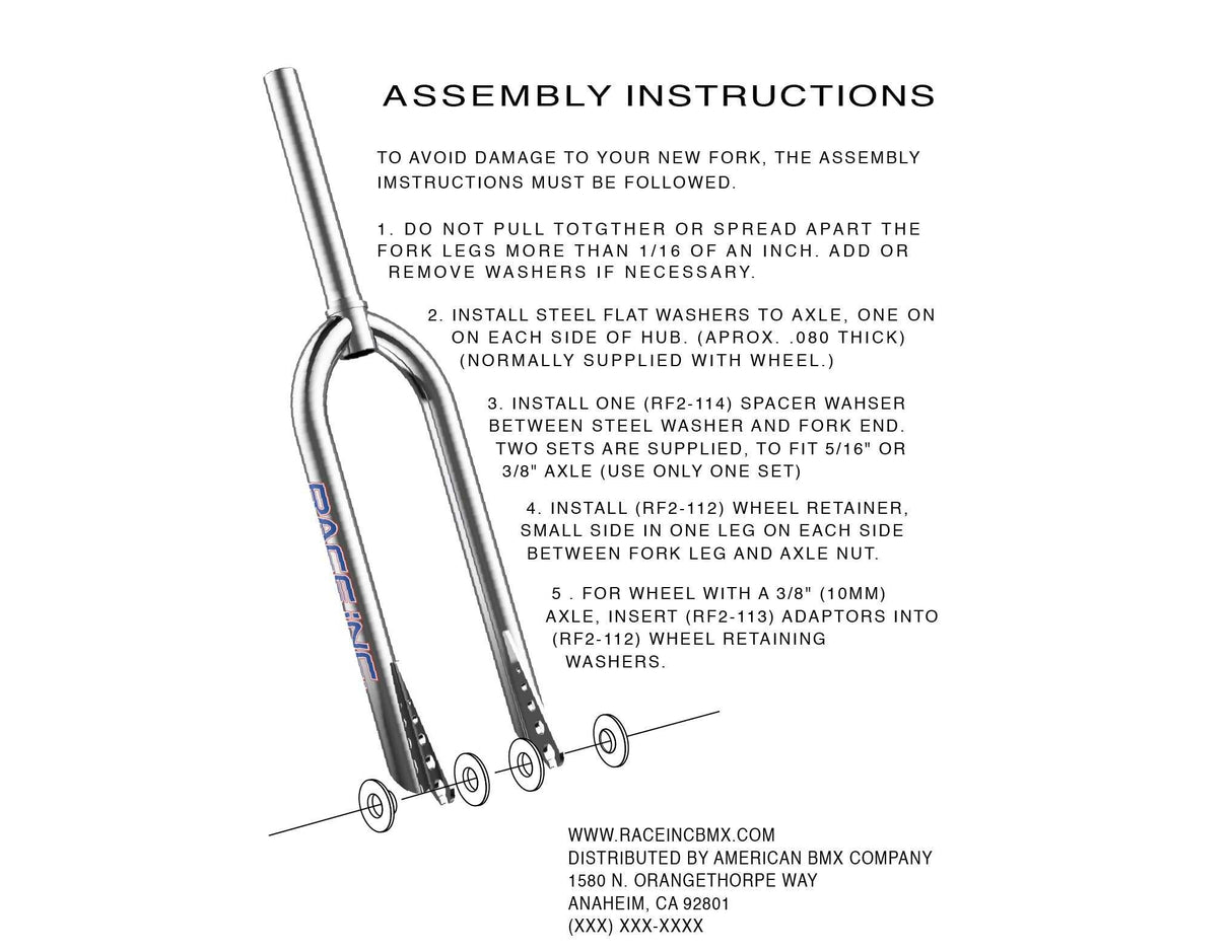 Cook Bros Racing Fork Washers Steering CB-FKW22AL1015-BK