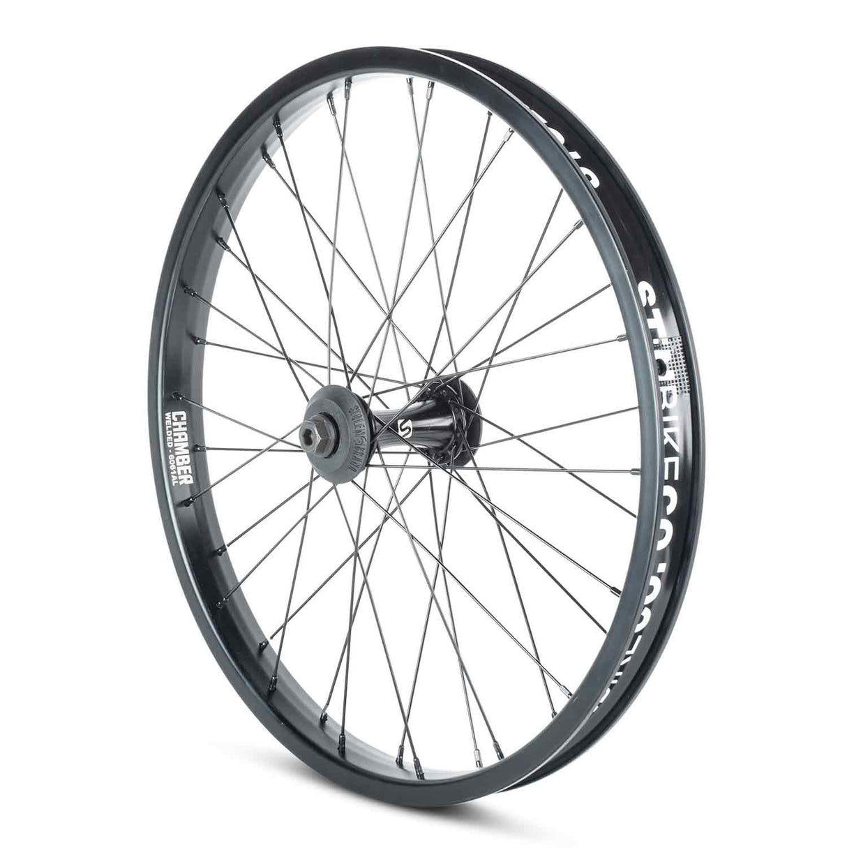 20" RAMPAGE PRO FRONT FEMALE AXLE WHEEL, BLACK Bicycle Wheels S478