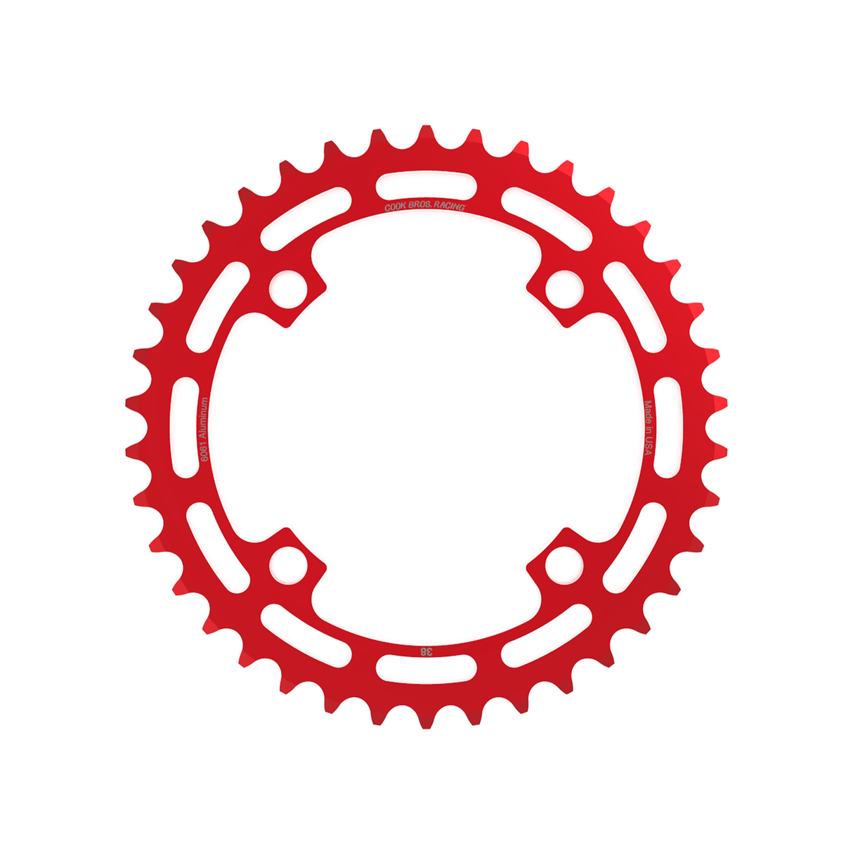 Cook Bros Racing Chainrings Drivetrain CB-CR21AL33238-BL