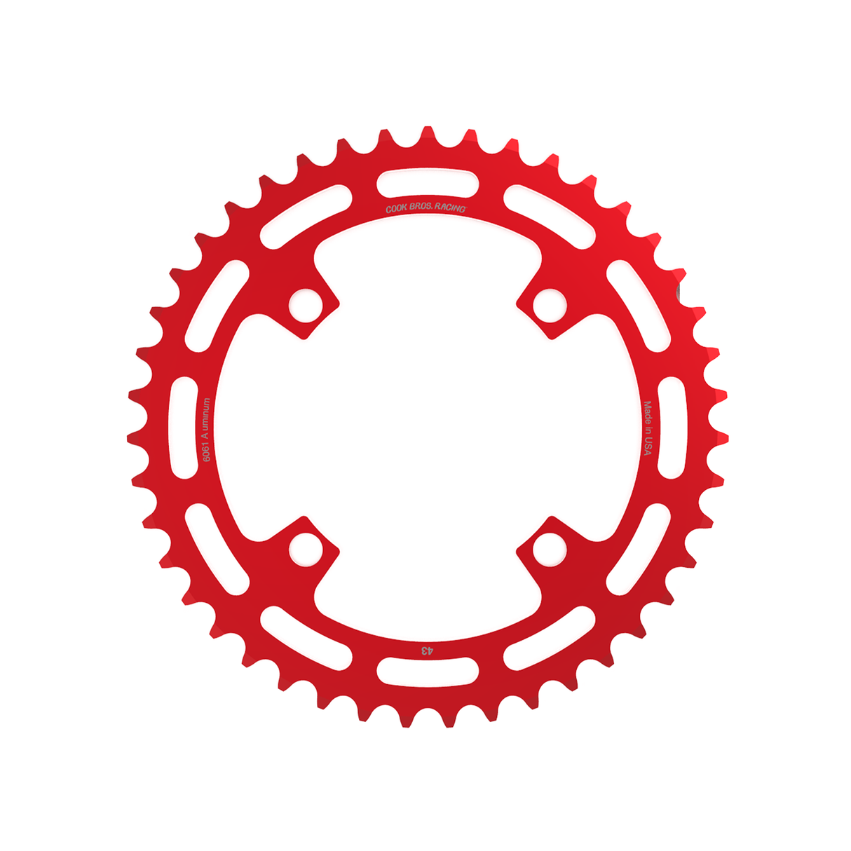 Cook Bros Racing Chainrings Drivetrain CB-CR21AL33238-BL
