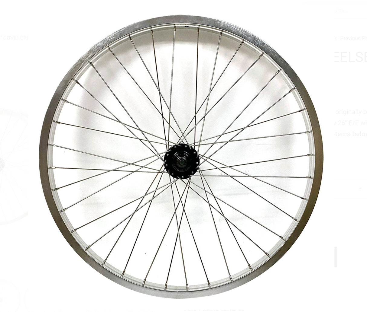 26" Alloy Wheelset - Perfect for the Barbarian , MX26 or the Diesel Wheelset C26-FIT-BLK