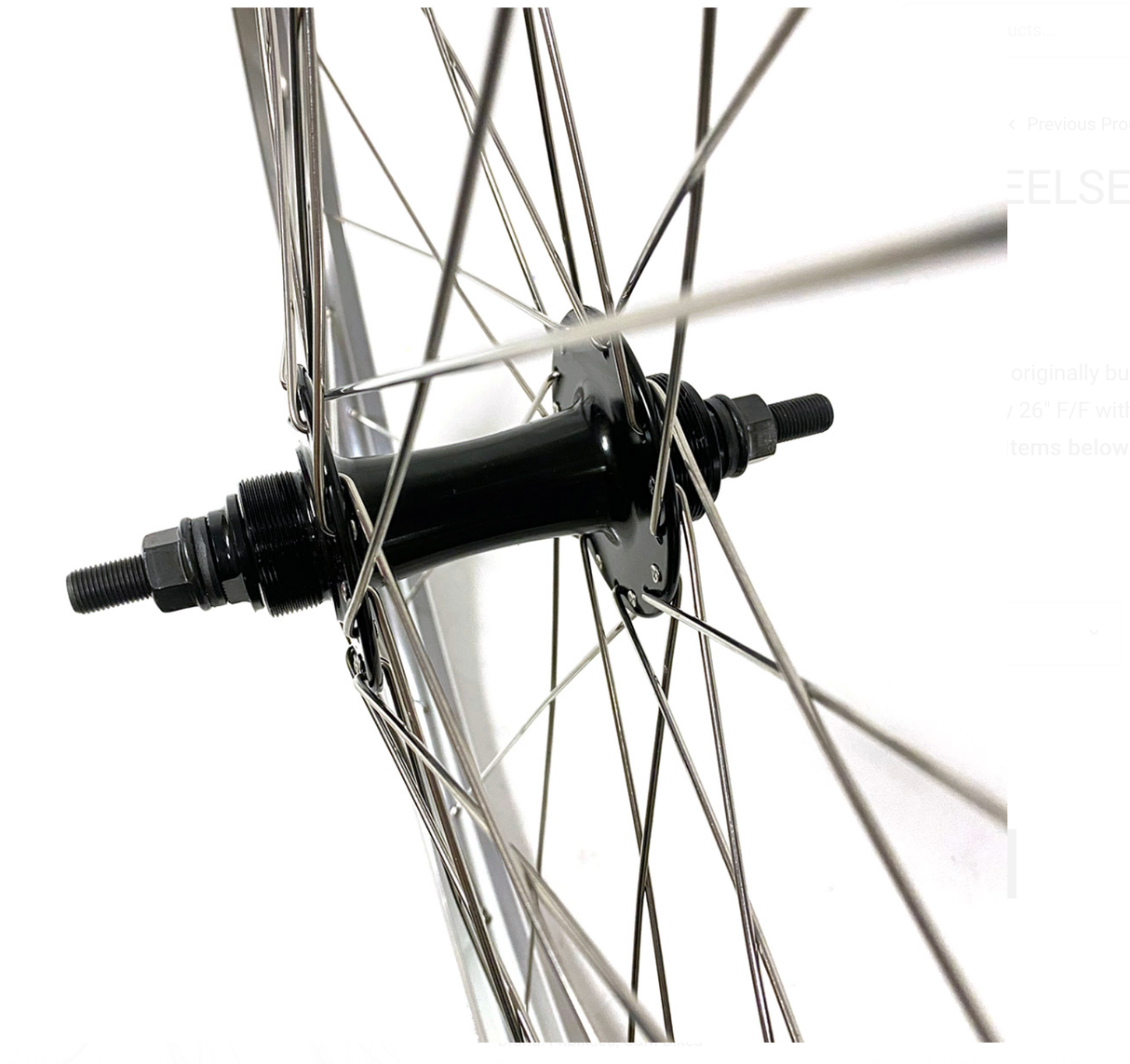 26" Alloy Wheelset - Perfect for the Barbarian , MX26 or the Diesel Wheelset C26-FIT-BLK