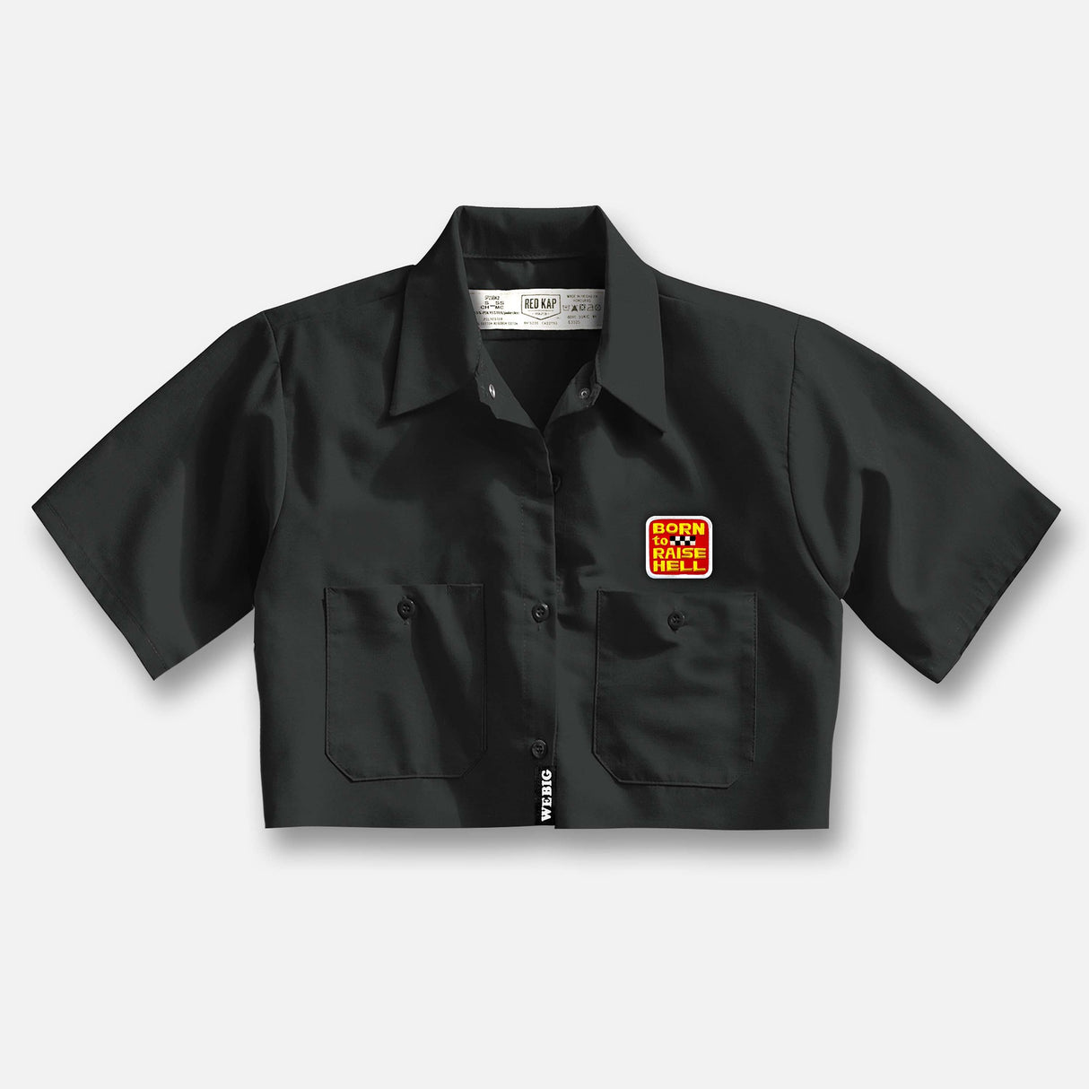 WOMENS BORN TO RAISE HELL INDUSTRIAL CROP MECHANICS SHIRT T-SHIRTS WWO12137S