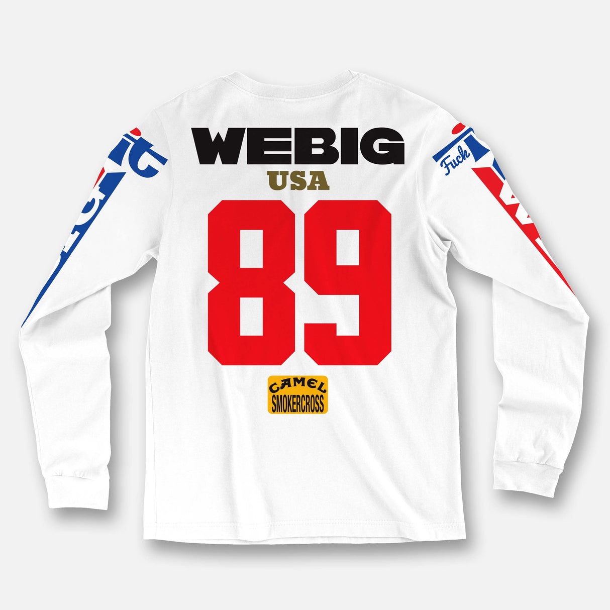 ZERO FUCKS SIGNATURE SERIES USA EDITION LONG SLEEVE TEE WZE11987S