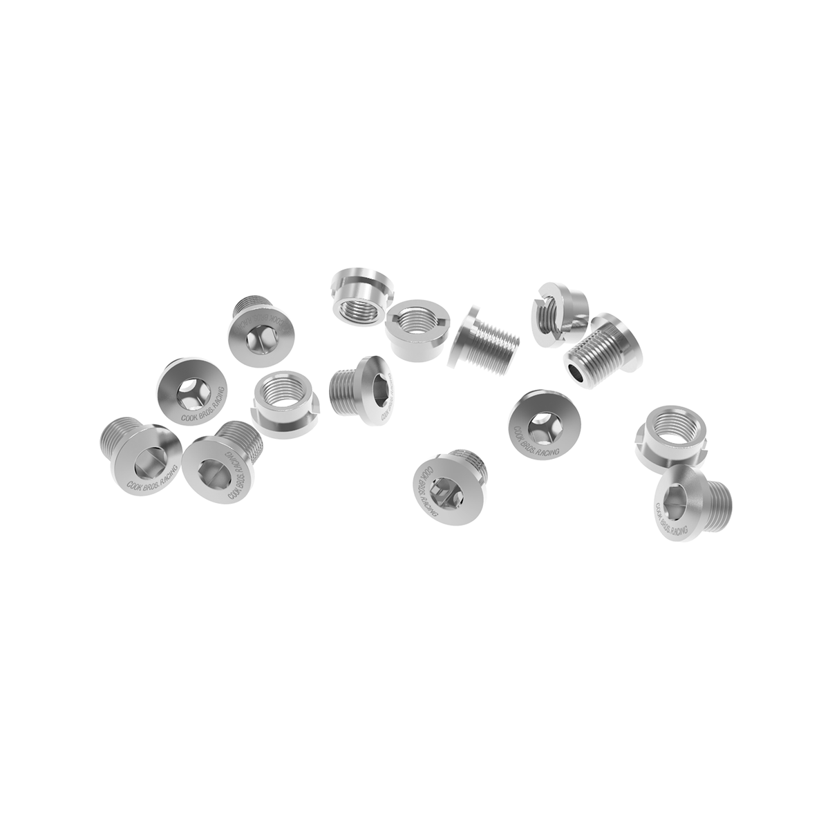 Cook Bros Racing Alloy Chainring Bolts Accessories CB-CB22A15PC-GD