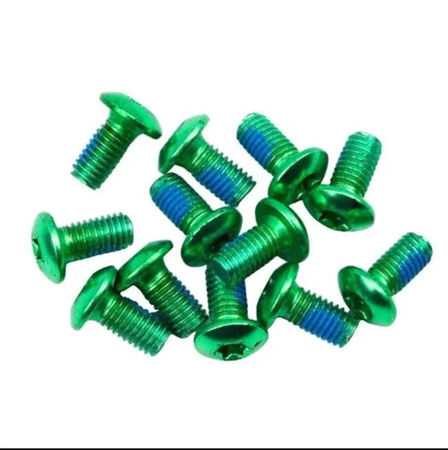 MILES WIDE BRAKE ROTOR BOLTS - 12 PACK BRAKE ROTOR BOLTS BRAMW1000BLU