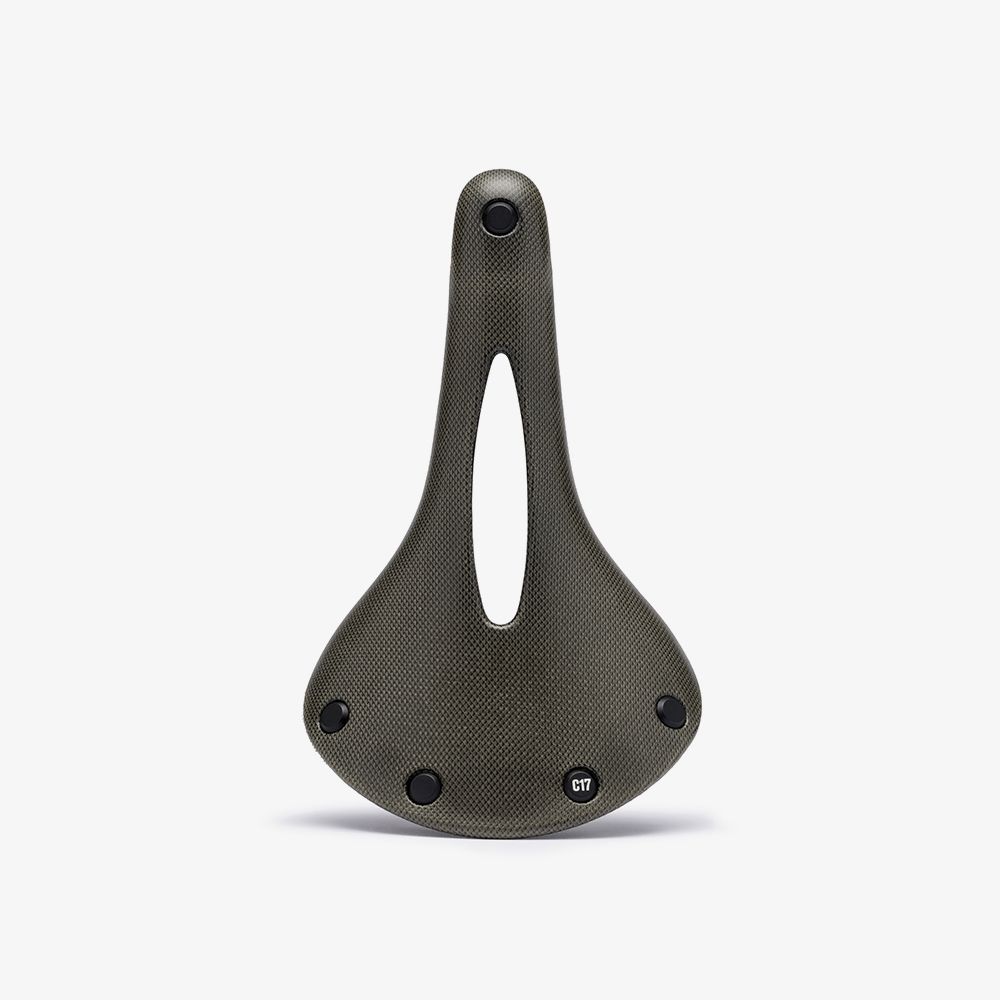 BROOKS C17 CARVED SADDLE RAILED BICYCLE SEAT