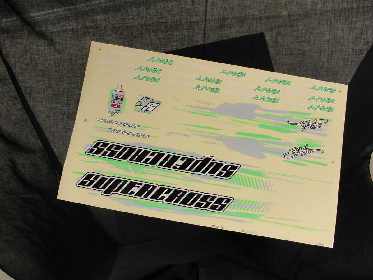 Supercross BMX | 2012 ENVY Decal Kit Stickers DS-FRM-EPG