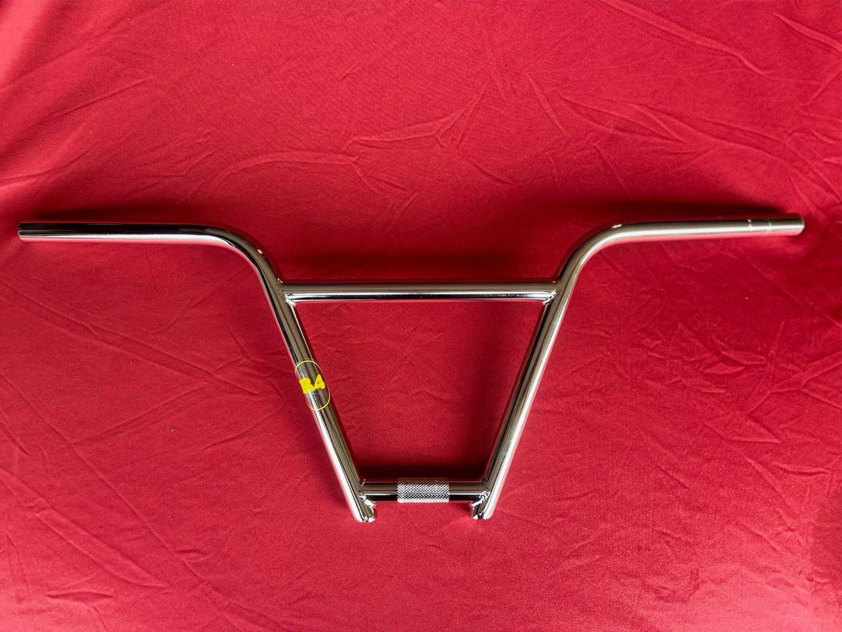 R4 BMX Four Piece 4130 Chromoly Handlebar 9.5" Rise, Chrome BMX Handlebars 70