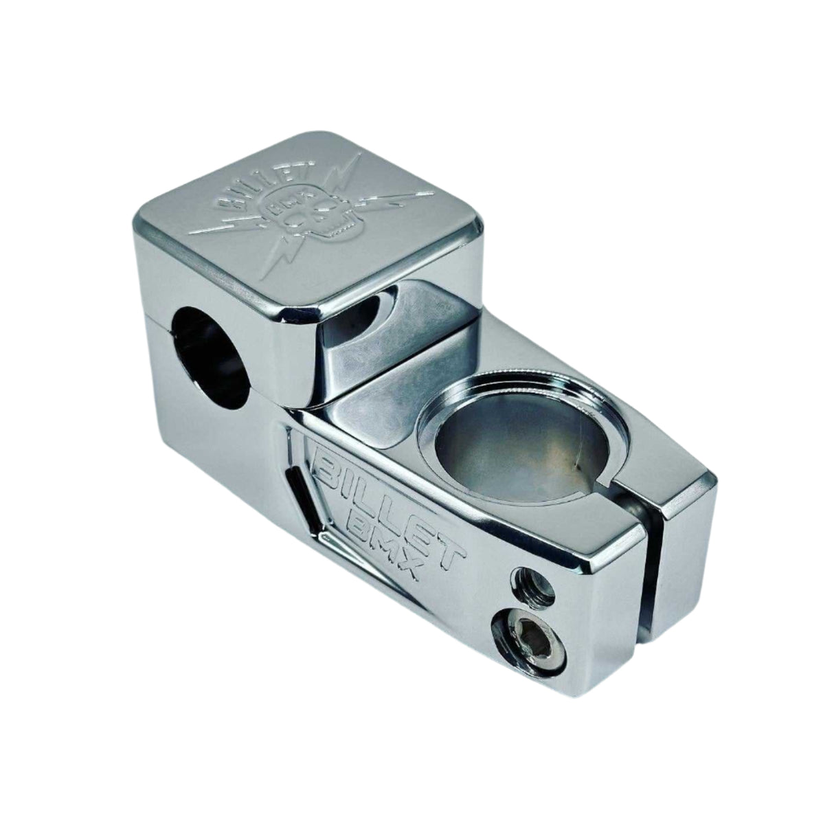 BILLET BMX SKULL TOP LOAD STEM 53MM CLASSIC SERIES STEMS BIL-STEM-53-SKULL-RED