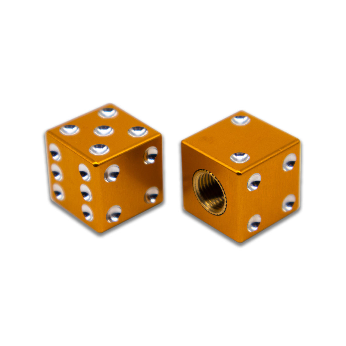 BILLET BMX Full Size Dice Valve Stem Caps (2 Pack)