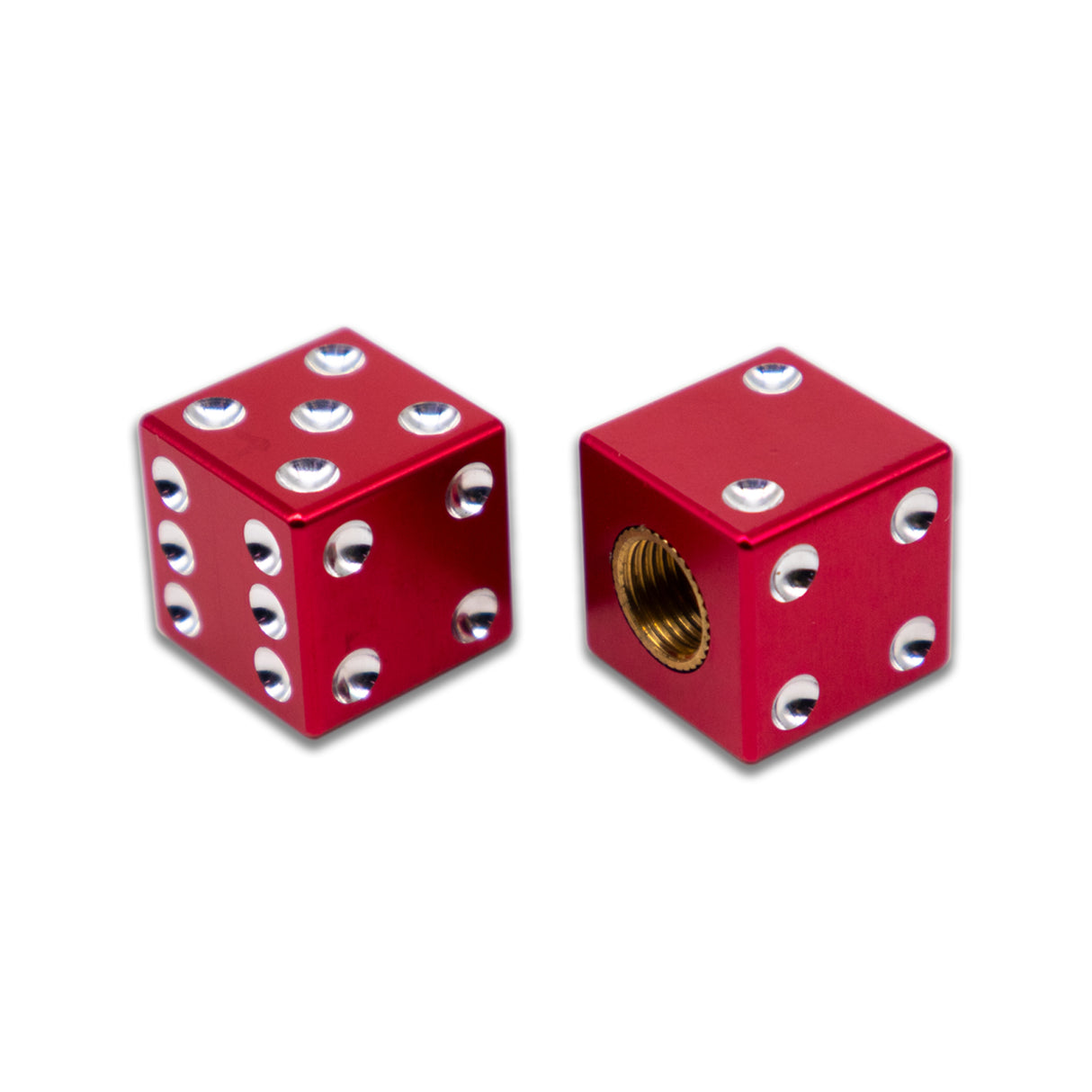 BILLET BMX Full Size Dice Valve Stem Caps (2 Pack)