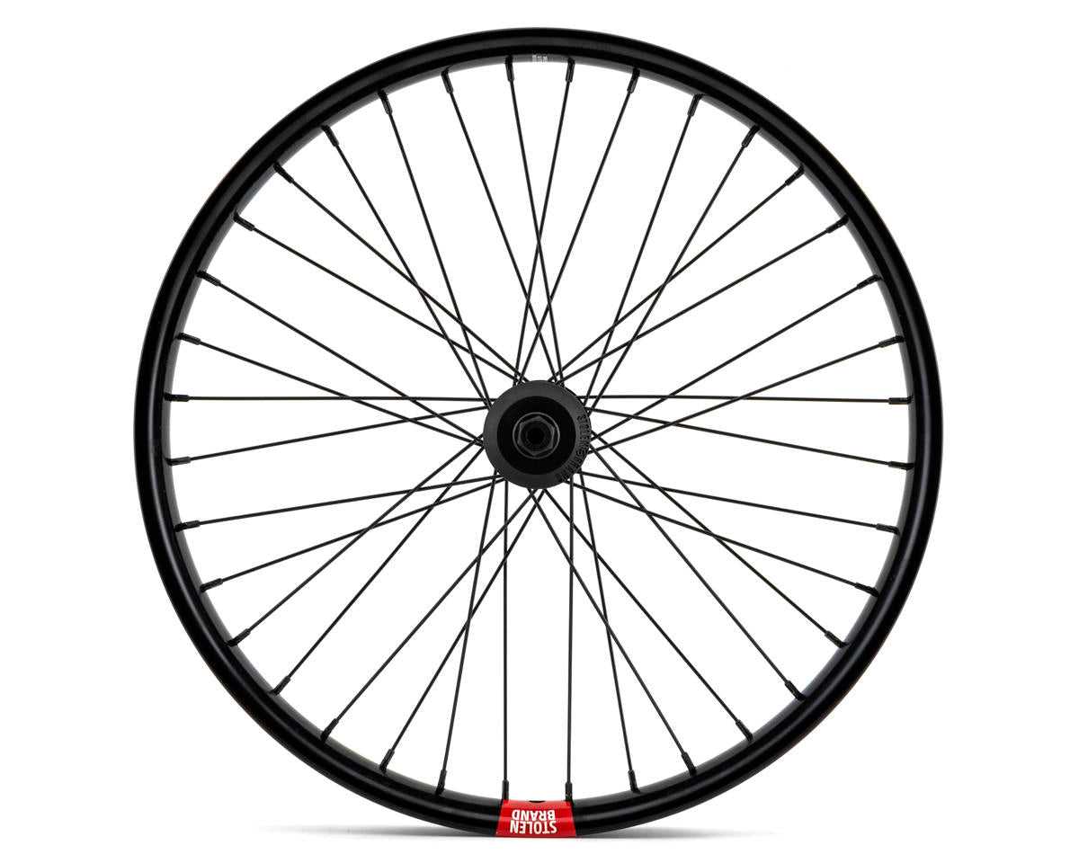 20" RAMPAGE PRO STREET FRONT FEMALE AXLE WHEEL, BLACK Bicycle Wheels S483