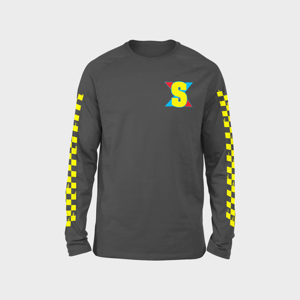 Supercross BMX | Riding Fast and Haul Ass Long Sleeve T-Shirt Apparel SXT-RFH-YLG