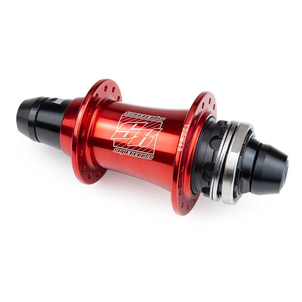 Supercross BMX | Quick Twitch Rear Cassette BMX Racing Hub Hubs SPN-Q25-BLK